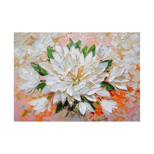Peinture végétale sur toile 60x80cm sans cadre pour décoration murale