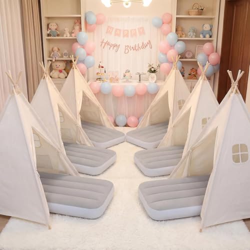 wilwolfer 6 Pack Kids Teepee Tents