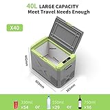 Alpicool X40 40L Car Fridge Freezer Portable Compressor Car Refrigerator 12/24V Electric Cooler for Camping, Road Trip, Picnic, Down to -20℃ - Image 6