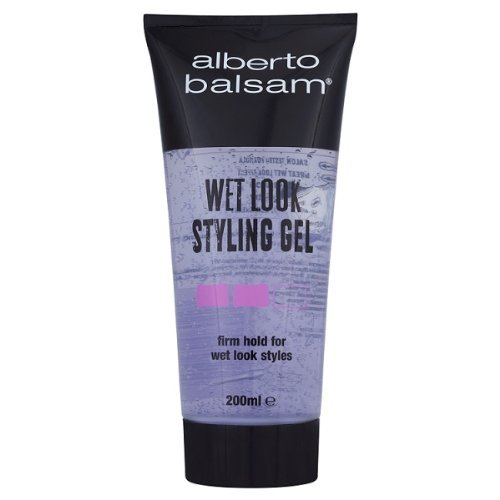 Gel de peinado Alberto Bálsamo, aspecto húmedo, 200 ml, paquete de 6 unidades de 200 ml