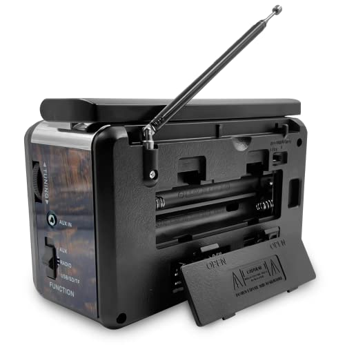 Rádio Retro Radinho Vintage Am Fm Potente Portátil Usb Mp3 Caixa de Som Caixinha Potente Caixinha de