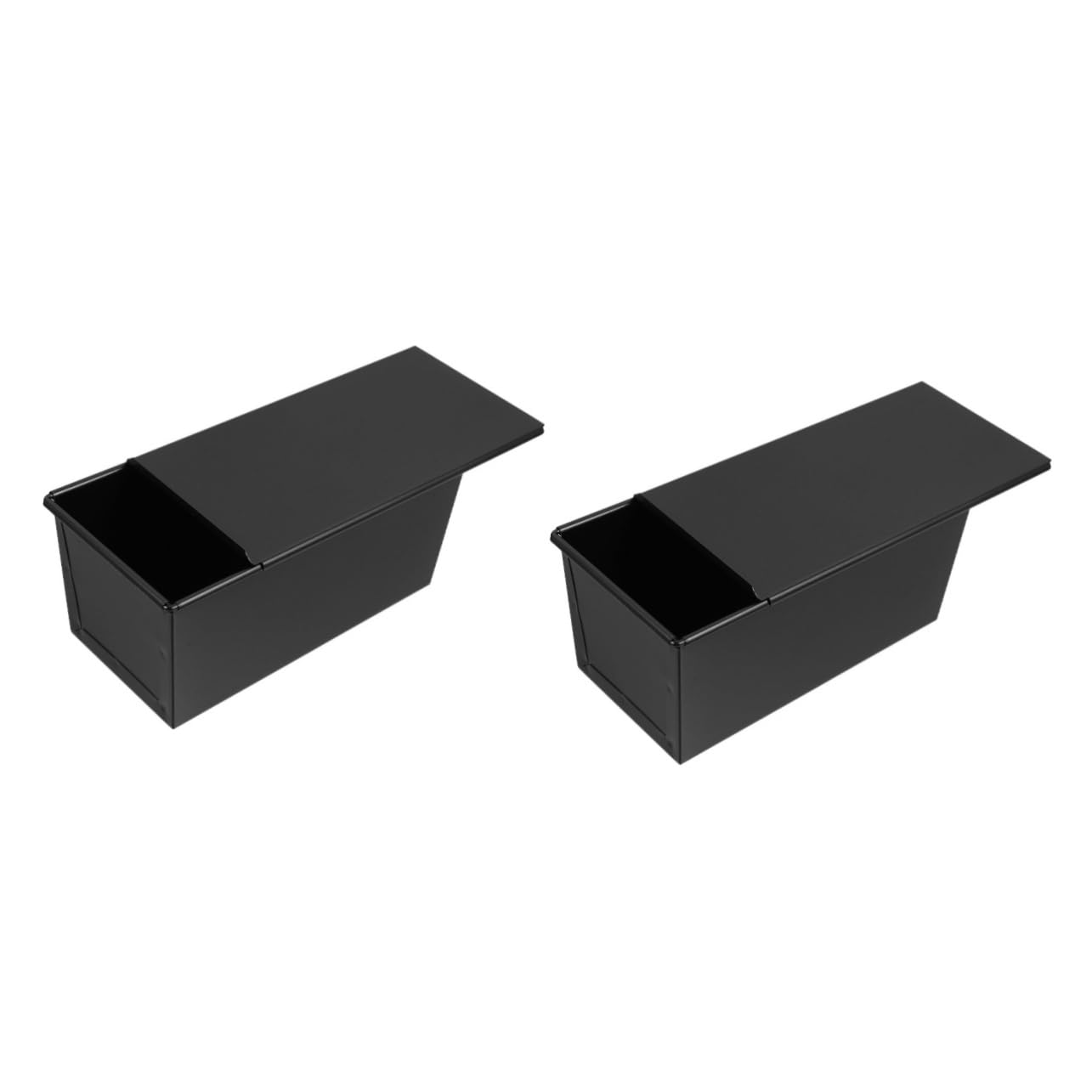 Cabilock 2 Moldes Para Tostadas Molde Para Hornear Molde Para Pan Molde Para Pan Con Tapa Suministros Para Hornear Pan Molde Para Hornear Herramientas Y Suministros Para Hacer Pan