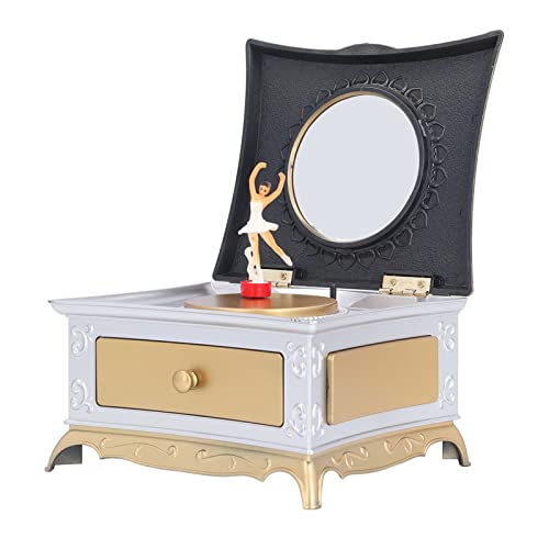 BOSUGE Cajas de música, joyero, joyero de música de tocador Vintage, Duradero, for Regalos de niños