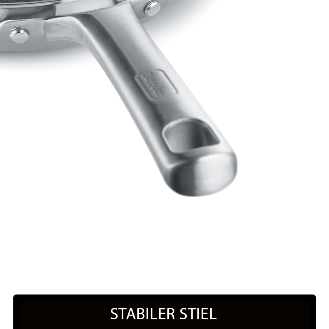 Berndes Pentola Tricion Resist 16 cm, con coperchio da 1,8 l, per tutti i piani cottura, incl. induzione, rivestimento antiaderente