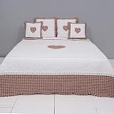 Clayre und Eef Q180.060 Bettüberwurf/Tagesdecke/Bett Decke 180 * 260 cm
