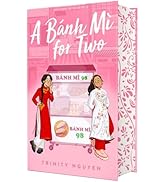 The cover of A Banh Mi for Two, featuring two girls standing in front of a food stand