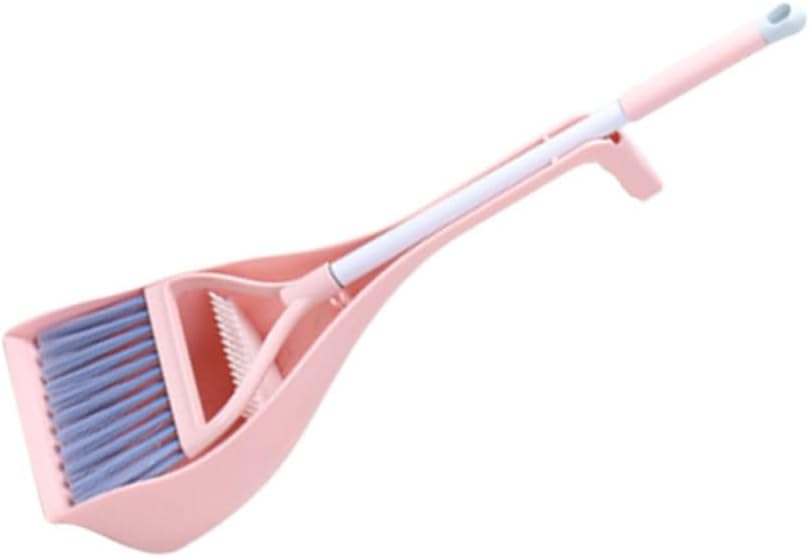 1set Mini Broom and Dustpan Set for Boys and Girls Housekeeping Cleaning Toy Kit for Boy Girl Includes Broom and Dustpan for Fun and Educational Cleaning Activities