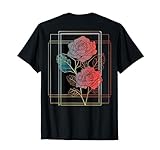 Stylische Backprints mit EDM Party Festival Blumen