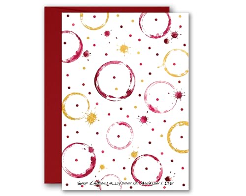 ChronicallyFunny There’s Not Enough Wine in the World for This Sh*t Card Funny Wine Lover Friend Card Political Condolence Greeting Card 5x7 inches w/Envelope