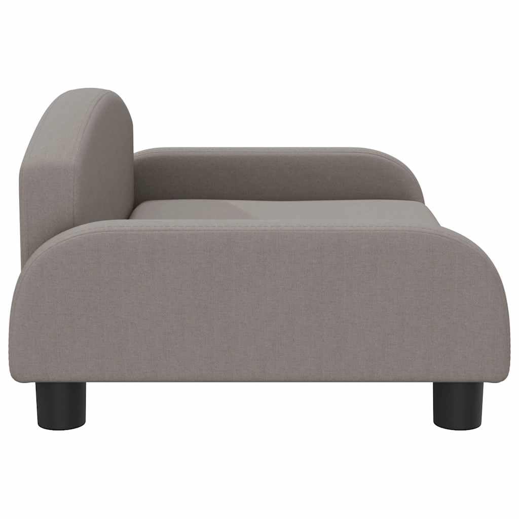 Letto per Cane Cesto Divano Confortevole, 70 x 45 x 30 cm, Tessuto Tortora 02_0043205