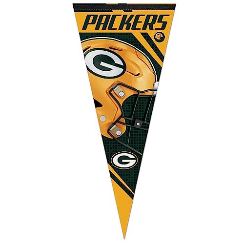 Fanion Green Bay Packers NFL drapeau 43x100 cm pour décoration de chambre