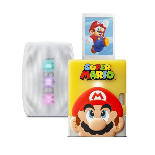 instax Kit Impresora Mini Link 3, edición Limitada con Funda de Silicona de Bloque ? de Super Mario (la película se Vende por Separado)