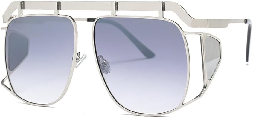 Oversized Metal Sunglasses Women Big Oval Sun Glasses Pearl Decoration Shades Eyewear