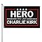 3x5 3ply Double Sided Flag Hero Charlie Kirk Flag 3x5 Banner Garden Sign Yard Flag With 2 Grommets Tapestry Sign