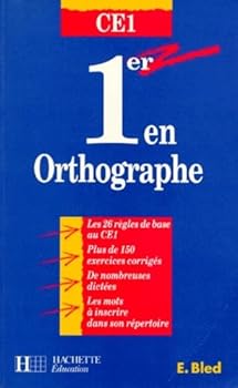 Paperback Premier en orthographe, CE1 [French] Book