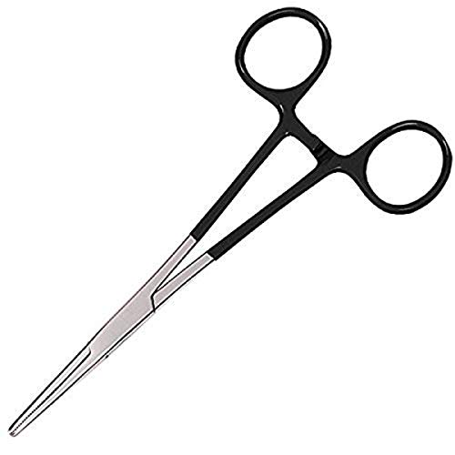 Prestige Medical 5.5 Inch Colormate Kelly Forceps, Black
