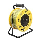 Water Level Meter Groundwater Depth Measurer with LED & Buzzer Alarm, 30~300m Cable Reel for Wells, Boreholes, Reservoirs - Industrial & Agricultural Use (ABS, 30m)