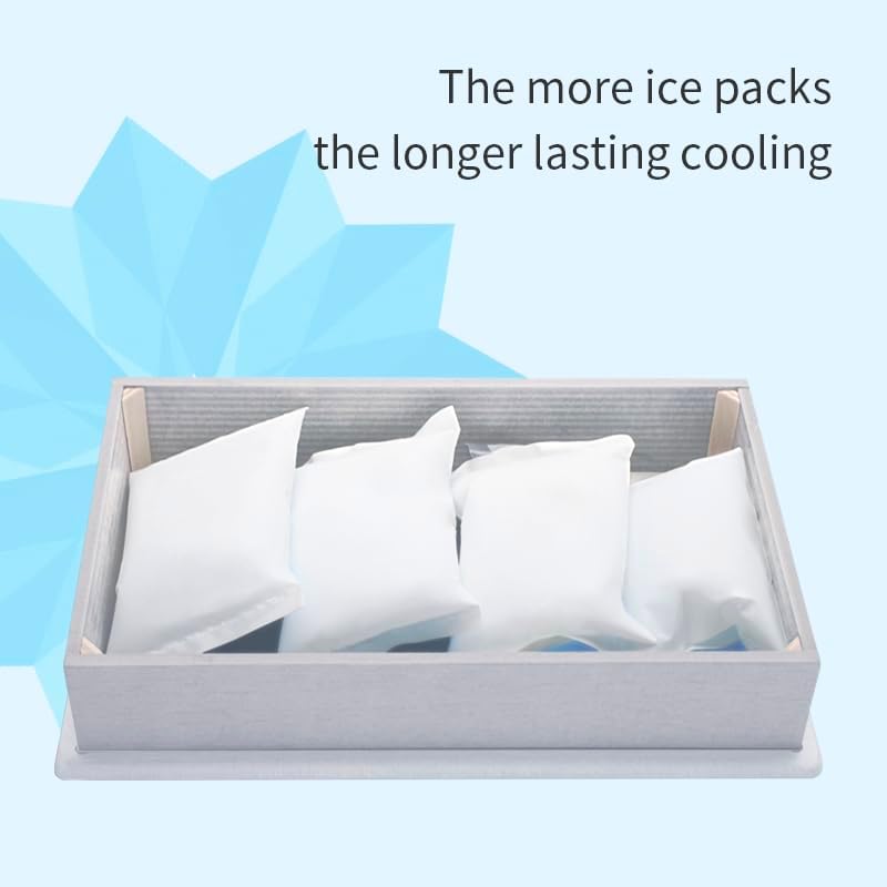 Miniatura 3 de Niteangle - Caja de refrigeración para hámster y cama de hielo de laberinto de serie multicámara para hámsters sirios enanos, jerbos de ratones u