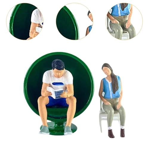 Maquette figurine miniature personnage résine accessoire de construction de table - 2