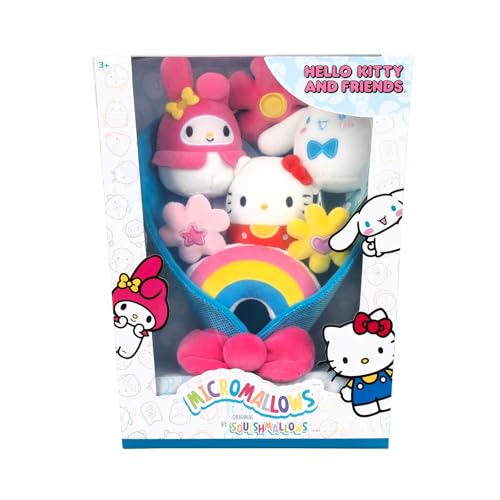 Squishmallows Micromallows SQSN01284 - Hello Kitty and Friends Blumenstrauß aus Plüsch, offizielles Plüsch – Ansicht 2