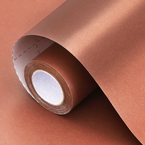 Chocolate Brown Wrapping Paper, 17In x 33Ft Dark Brown Gift Wrapping Paper
