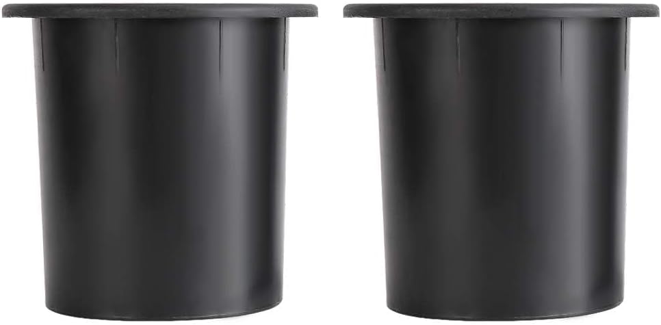 2PCS 100mm Inverter Tube, Bass Woofer Box Port Tube Vent Subwoofer Bass Tube with Rodent Resistant Net for 8 12 Inch Speakers