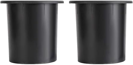2PCS 100mm Inverter Tube, Bass Woofer Box Port Tube Vent Subwoofer Bass Tube with Rodent Resistant Net for 8 12 Inch Speakers