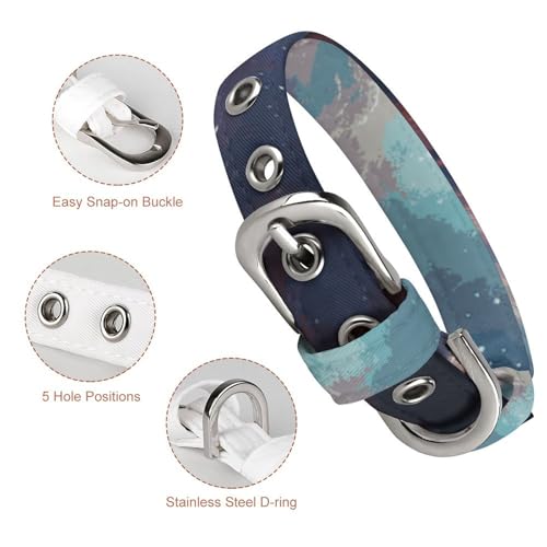 Collar ajustable para perro y gato color Space with Cluster miniatura 3