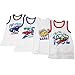 I&S Boy's Soft Cotton Tank Tops Pack of 4 Undershirts (US, Age, 10 Years, Supers Cars)