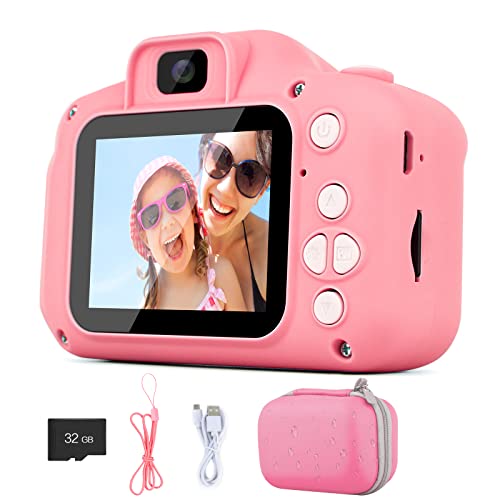 PTUI Kinderkamera - Kinder Kamera 1080P HD Digitalkamera Kinder mit...