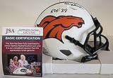 Craig Morton Broncos 77 Dpoy Signed Autographed Lunar Mini Helmet Jsa Auth - Autographed NFL Mini Helmets