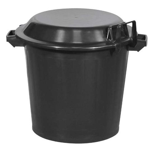 ALUMINIUM ET PLASTIQ Poubelle immeuble 80l +Couvercle Crochet Promo