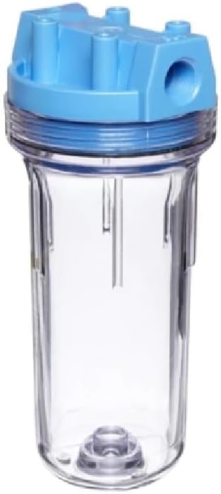 IPW Industries Inc. - Standard 10" Filter Housing with 3/4" NPT - Blue Cap/Clear Sump 150072