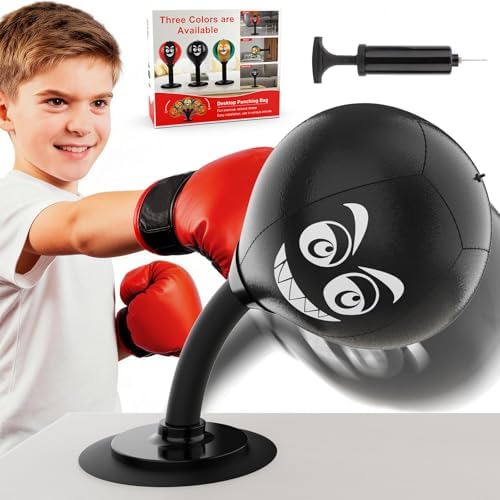 Desktop Punching Bag with Suction Cup - Stress Relief Toy for Off...