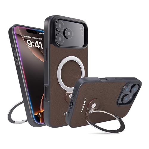 COGURE 互換 iPhone 17 ProMax ケース 本革 スタンド COPMS エトープ（Amazon）