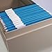 Smead Standard Hanging File Folders, 25 Count, Sky Blue, 1/5-Cut Adjustable Tabs, Letter Size (64068)