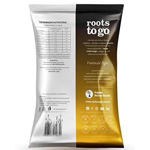 12x Chips Batata-Doce Mostarda Dijon Roots To Go 45g