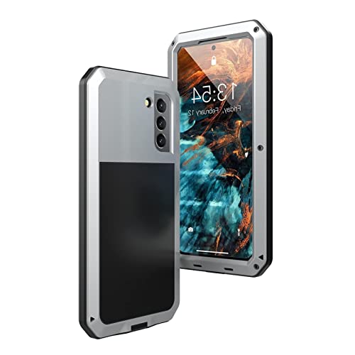 Coque antichoc Samsung S21 Plus écran protégé armure métal argent - 2