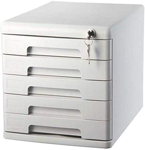Preisvergleich Produktbild Schreibtischlampe Abschließbare A4 File Cabinet Office Desktop Aktenschrank Bücherregal Lagerschrank mit Verschluss-Bürobedarf-Aufbewahrungsb... Mobile File-Rack