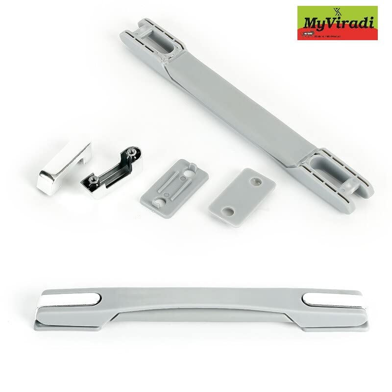 Image of Black Spare Strap Handle Repair & Replacement for VIP, Skybag, Safari, American turister Suitcase Box Luggage,Trolley Suitcases (5GREY Handle+1SCREW)