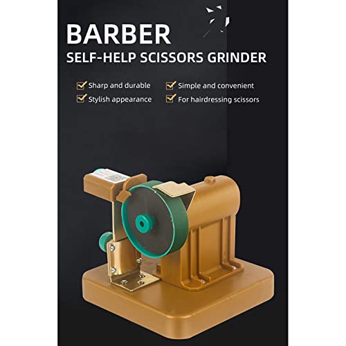 Afilador eléctrico profesional y mini lijadora para tijeras de peluquería, molienda rápida y pulido con alta concentricidad, base antideslizante a prueba de golpes, funcionamiento silencioso