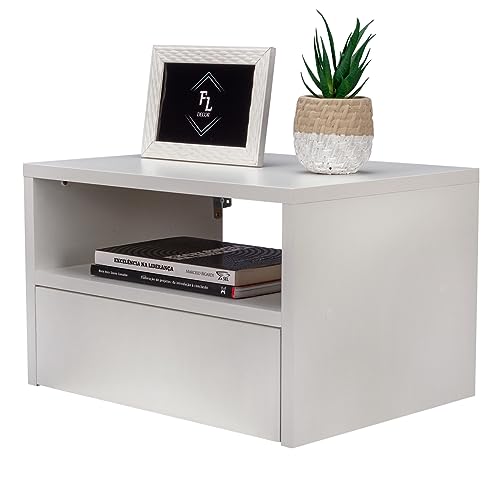 Mesa De Cabeceira Suspensa 40cm Enviamos montado