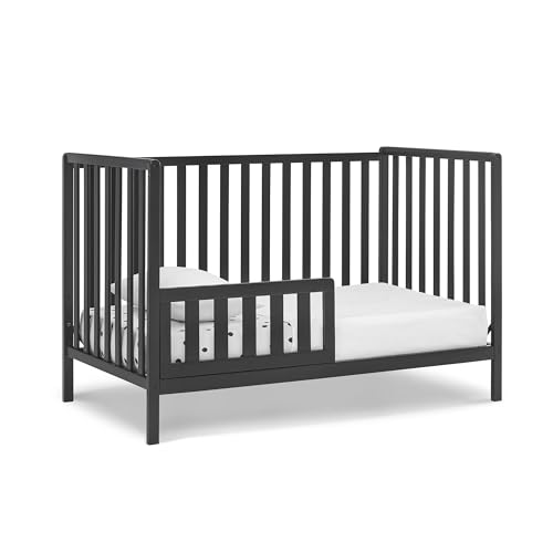 Delta Children Heartland 4-in-1 Convertible Crib, Black - image 7
