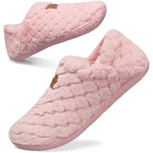 Scurtain Unisex Adults Fuzzy Casual Slippers for Women & Men, Green