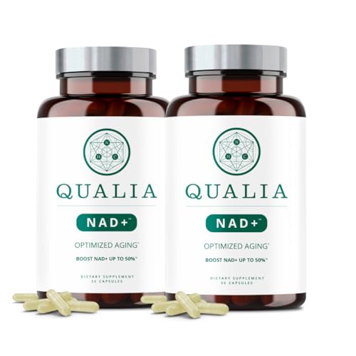 Qualia NAD Supplement — Clinically Proven to Boost NAD+ up to 67%. Optimized Aging, Energy, Focus....