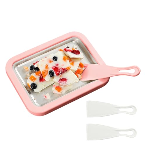 Yuemeuy Bandeja para Enrollado,Máquina De Bandeja Para Yogur - Con 2 Espátulas Máquina De Suave - para Adultos Cocina Doméstica Reuniones Familiares Exterior Vacaciones Cocina