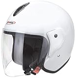 fatto di ABS (Acrylonitrile-Butadien-Styrene copolimero) visiera resistente ai graffi fodera in tessuto nero 2 dimensioni del guscio del casco sistema di chiusura: microcricchetto standard di sicurezza: 22-05 dimensioni: XS - XXL