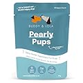 Buddy & Lola Pearly Pups Plaque Off Dog Teeth Cleaning Products & Dog Breath Freshener - Daily Plaque Remover Without A Dog Toothbrush Or Dog Toothpaste - Dental Dog Breath Freshener (120g)