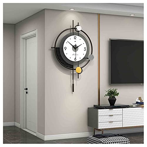 Grandes horloges murales décoratives suspendues en fer forgé de qualité
