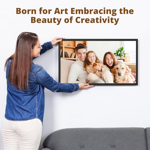 Image of Dragon Touch Large Digital Picture Frame 21.5 inch Black Touch Screen WiFi Digital Photo Frame Display, 32GB Storage, Auto-Rotate, Share Photos via App, Email, Cloud, Classic 21